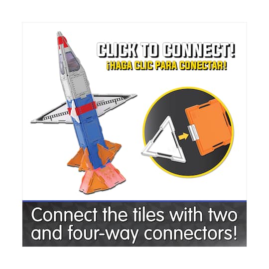 Techno Tiles - Space Rocket: 100+ Pcs